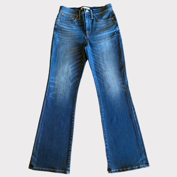 MADEWELL Cali Demi-Boot Jeans Danny Wash Women’s 28 Tall Magic Pockets - Picture 4 of 11